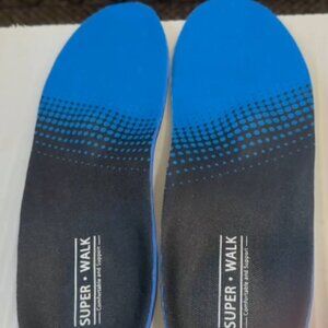 2 Pairs Blue HERO Shoe Insoles Inserts Orthotic Comfort Support